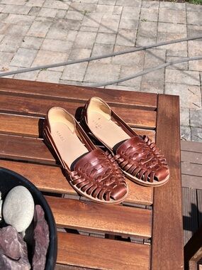 Nisolo Huarache Flats - Brown